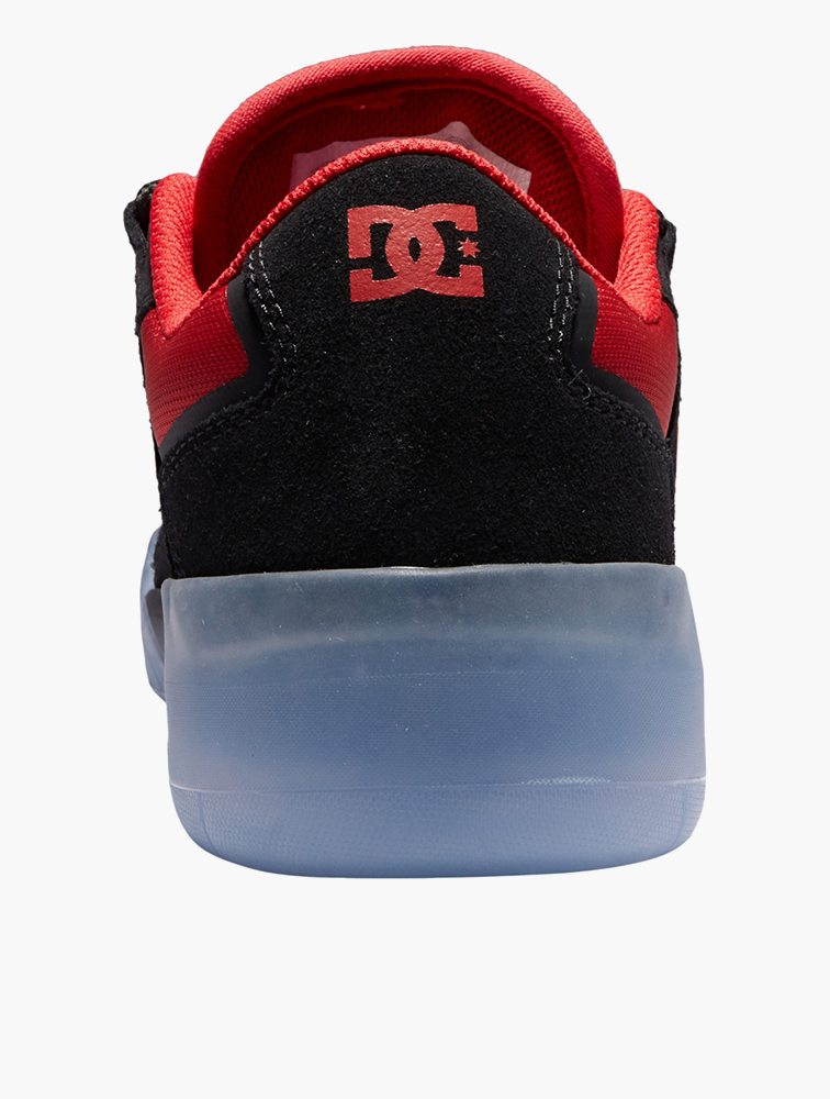 dc shoes black red